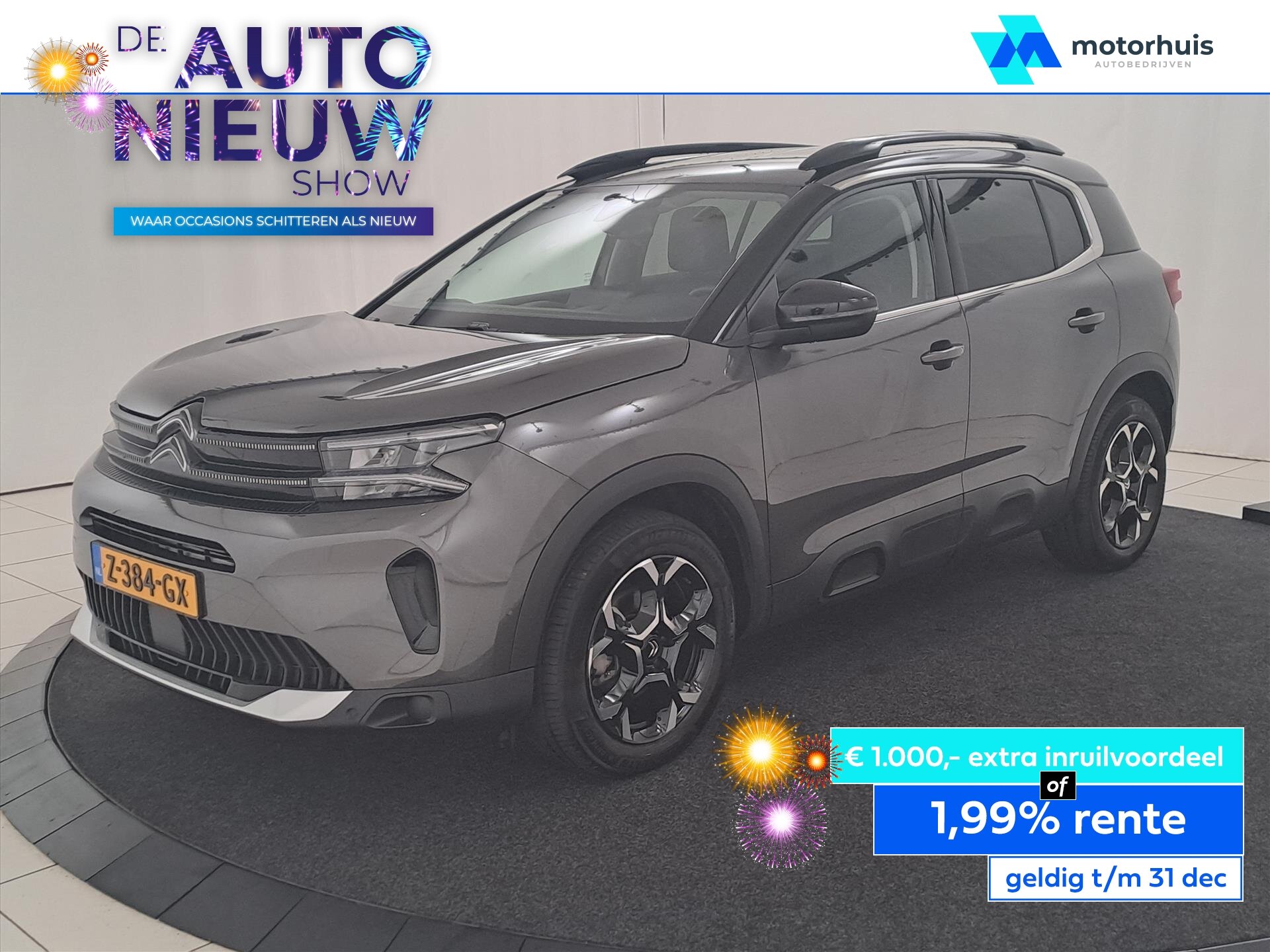 Citroën C5 Aircross 1.2 Hybrid 136pk e-DCS6 Plus || Rijdende Demo, Bezichtiging op afspraak - Afbeelding 1