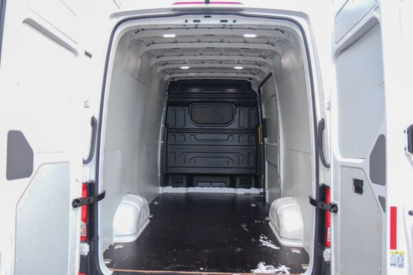 houten vloer in laadruimte