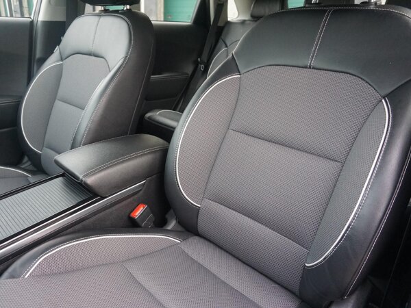 lederen/stof bekleding