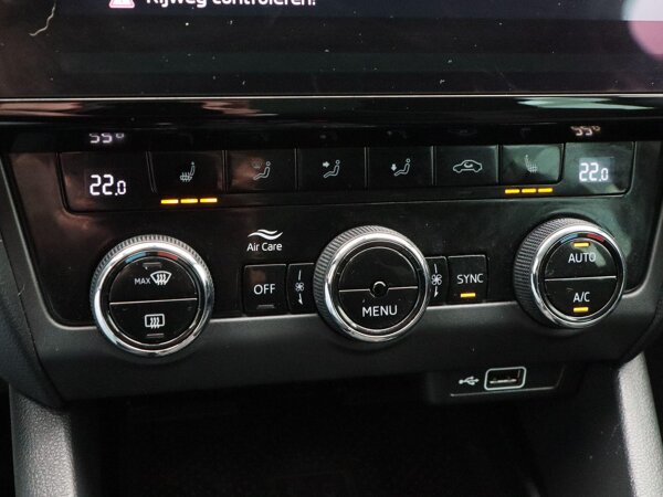 voorstoelen verwarmd