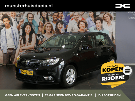 Dacia Sandero 1.0 TCe Bi-Fuel Comfort *LPG!* - Occasion Lease vanaf €424 p/m -
