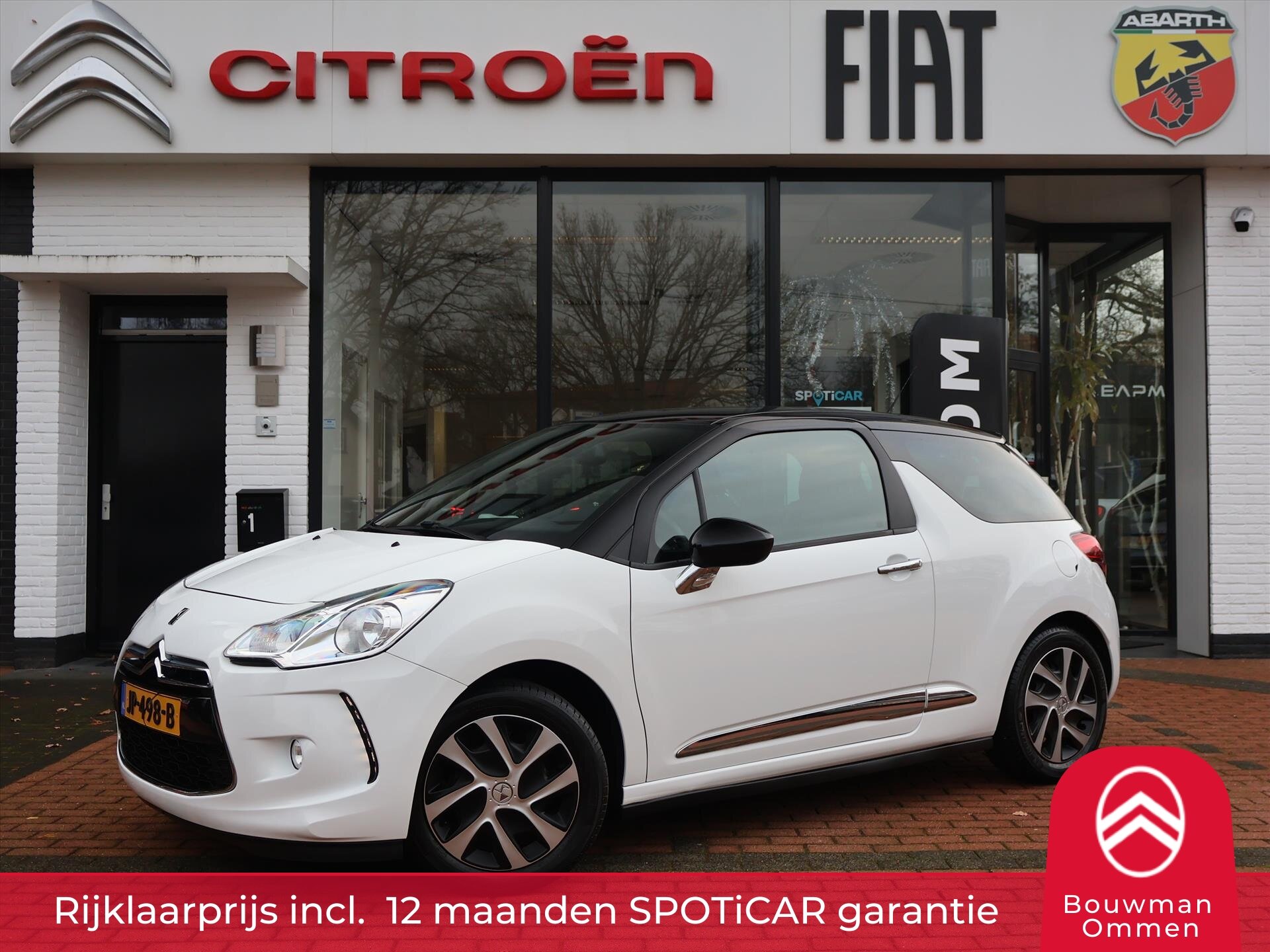 DS DS 3 PureTech 82PK Chic, Rijklaarprijs | Navigatie | Parkeersensoren | Bluetooth | LED Dagrijverlichting