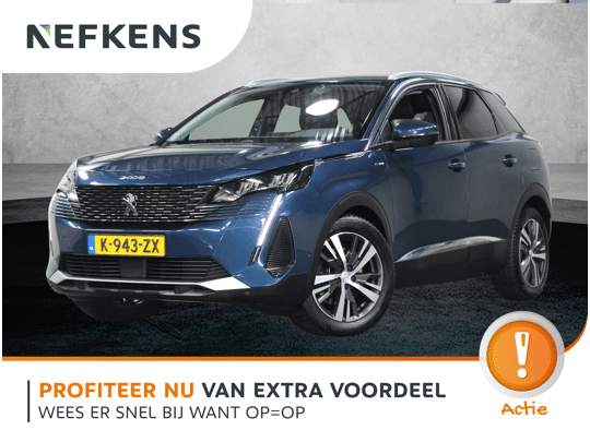 Peugeot 3008 1.6 HYbrid 225PK Blue Lease Allure