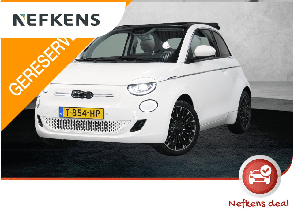 Fiat 500 Cabrio La Prima By Bocelli 42kWh 120PK - Afbeelding 1
