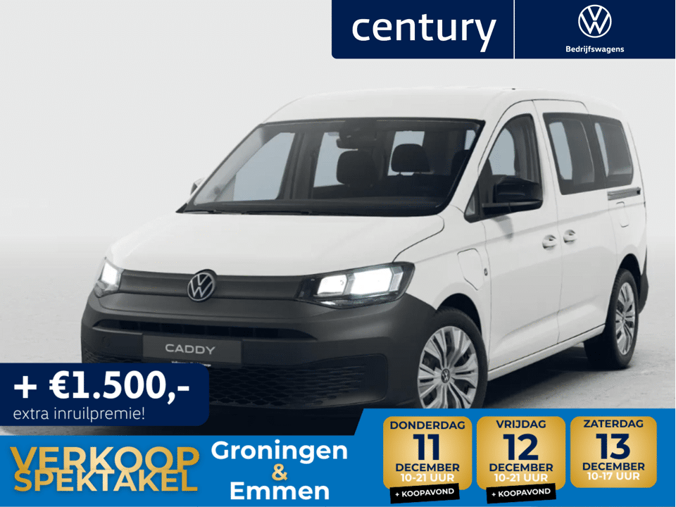 Volkswagen Bedrijfswagens Caddy Kombi Maxi 1.5 eHybrid EU6 85 kW (115 pk) 2970 mm - Afbeelding 1