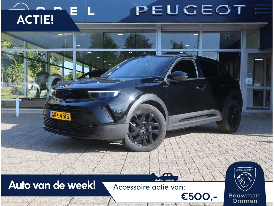 Opel Mokka *Auto van de Week!* GS Turbo Hybrid 145pk eDCT, Rijklaarprijs, Navigatie Camera LED verlichting - Afbeelding 1