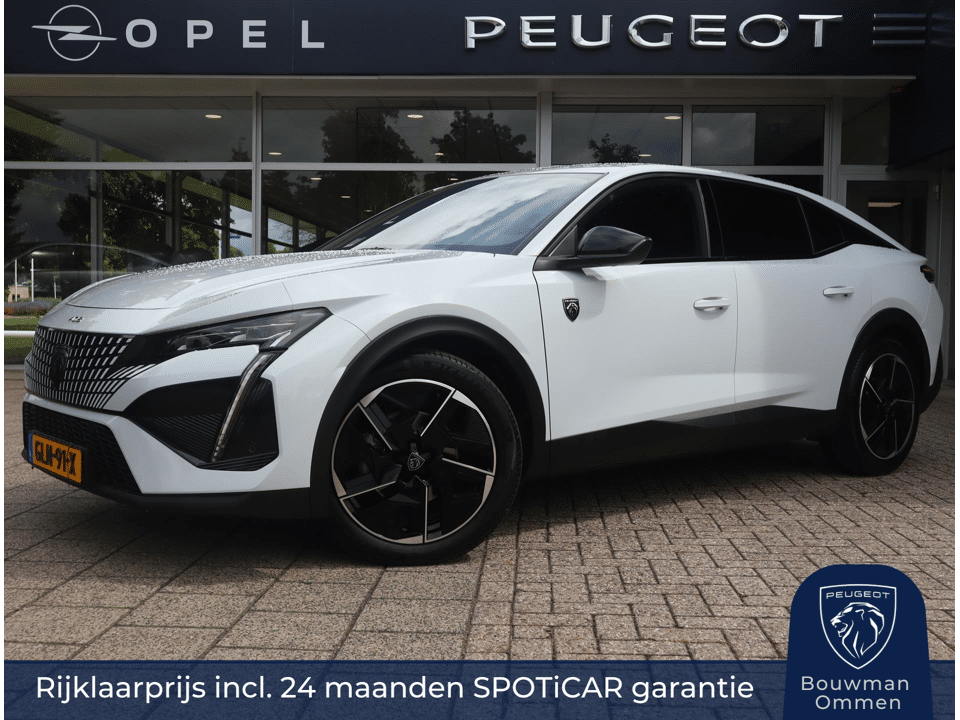 Peugeot 408 GT Hybrid 145PK e-DCS6 Automaat, Rijklaarprijs, Navigatie Keyless Entry&Start Full led Adaptieve cruise control Stuurverwarming - Afbeelding 1