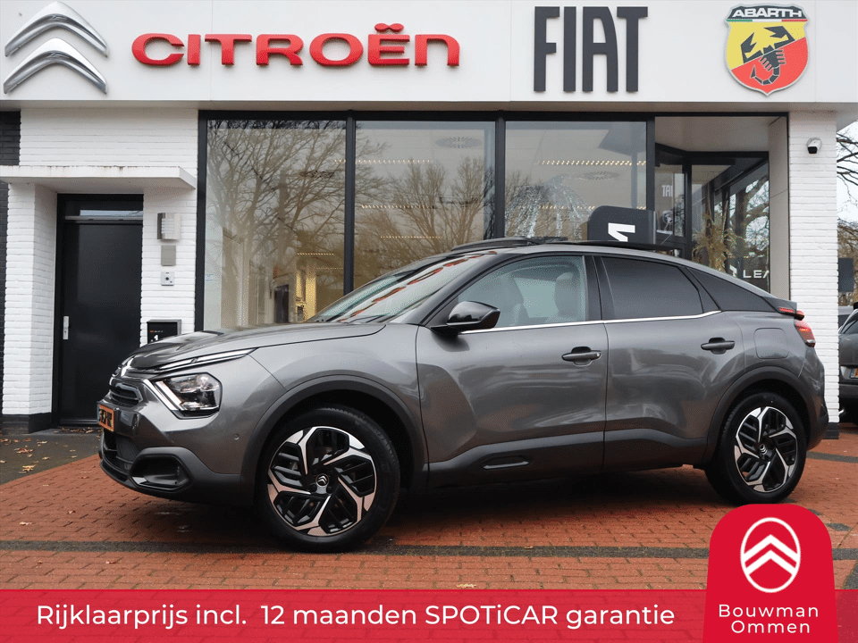 Citroën C4 PureTech 130PK S&S EAT8 Automaat Shine Pack Business, Rijklaarprijs | Trekhaak afn. | Panoramadak | Pack HiFi - Afbeelding 1