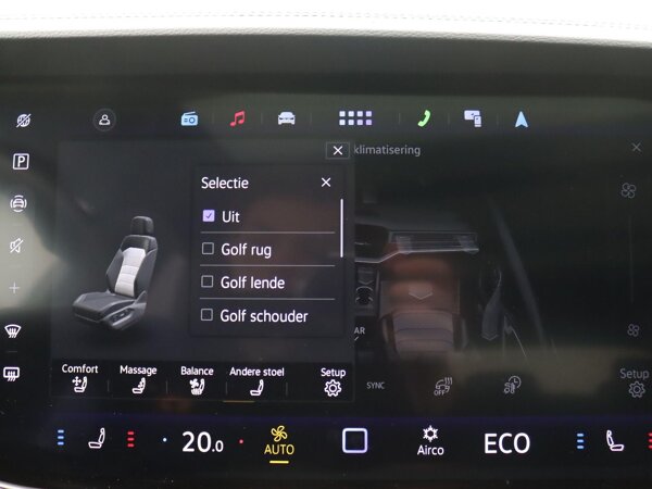 voorstoel(en) met massagefunctie