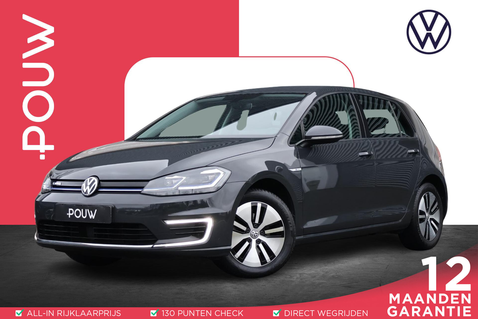 Volkswagen e-Golf 136pk E-DITION 2020 36kW