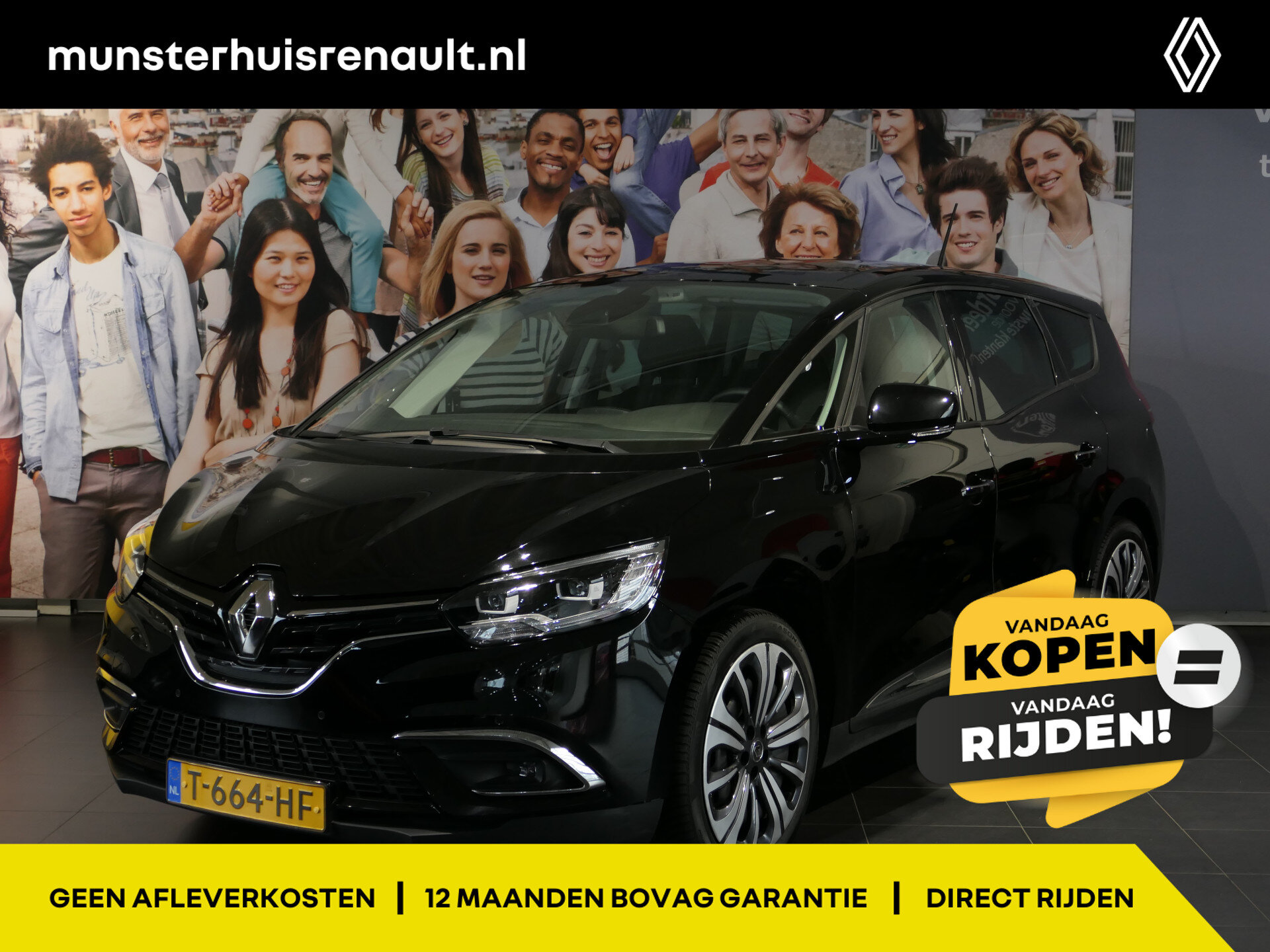 Renault Grand Scénic 1.3 TCe Equilibre 7p. - Occasion Lease vanaf €589 p/m -