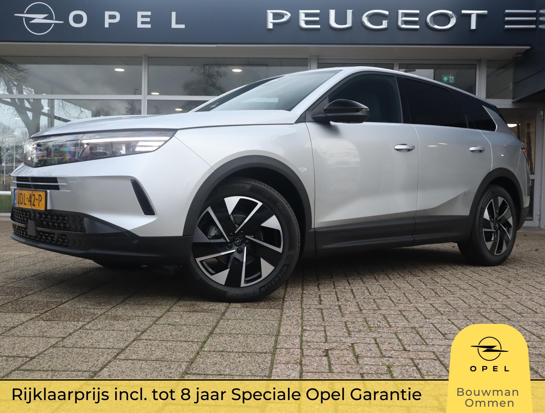 Opel Grandland Business Edition 1.2 Turbo Hybrid 145PK eDCT 6-traps Automaat, Rijklaarprijs, Camera Navigatie LED Adaptieve Cruise