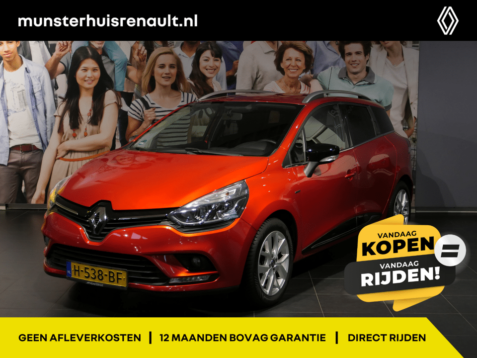 Renault Clio Estate 0.9 TCe Limited - Occasion Lease vanaf €449 p/m - - Afbeelding 1