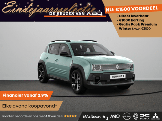 Renault 4 Techno Comfort range