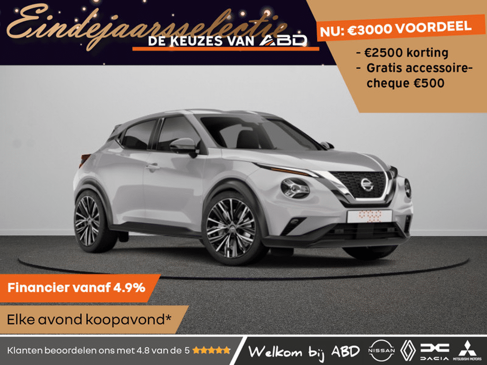 Nissan Juke N-Design + Light Cold Pack 1.6L HYBRID 143 - Afbeelding 1