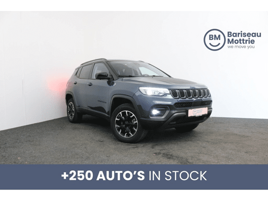 Jeep Compass 4xe TRAILHAWK PHEV 4X4 AUTOMAAT *LEDER*PANO DAK*OPEN DAK*DAB*GPS*CAMERA VOOR+ACHTER*SENSOREN*CARPLAY*