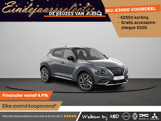 Nissan Juke N-Design + Interior Pack + Cold Pack + Technology Pack 1.6L HYBRID 143
