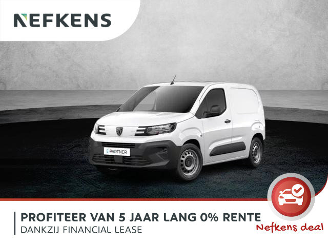 Peugeot e-Partner EV 136 pk L1 50 kWh