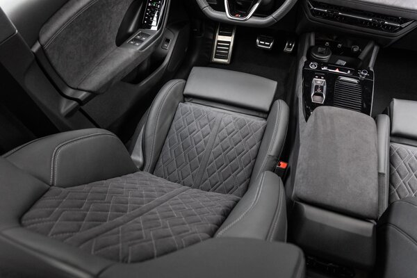 lederen/alcantara bekleding