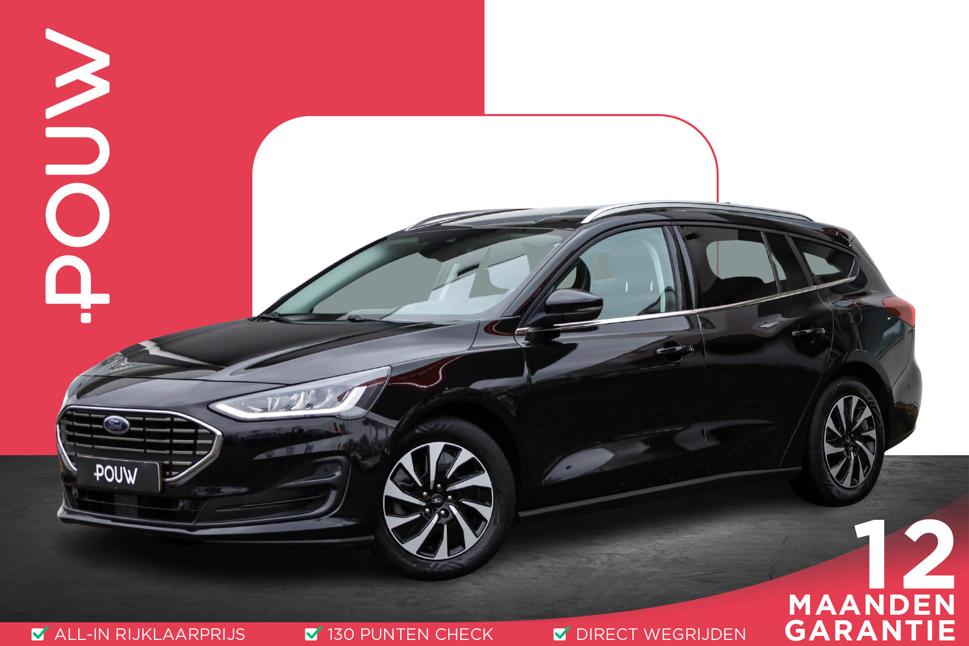 Ford Focus Wagon 1.0 EcoBoost 125pk Hybrid Titanium Style