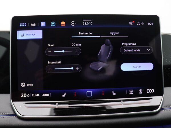 Voorstoelen met massagefunctie