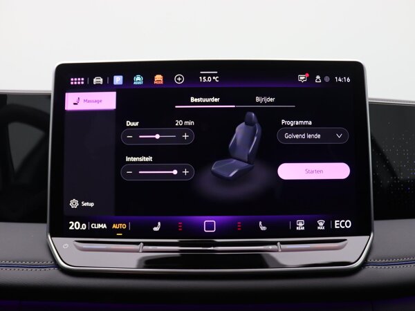 Voorstoelen met massagefunctie