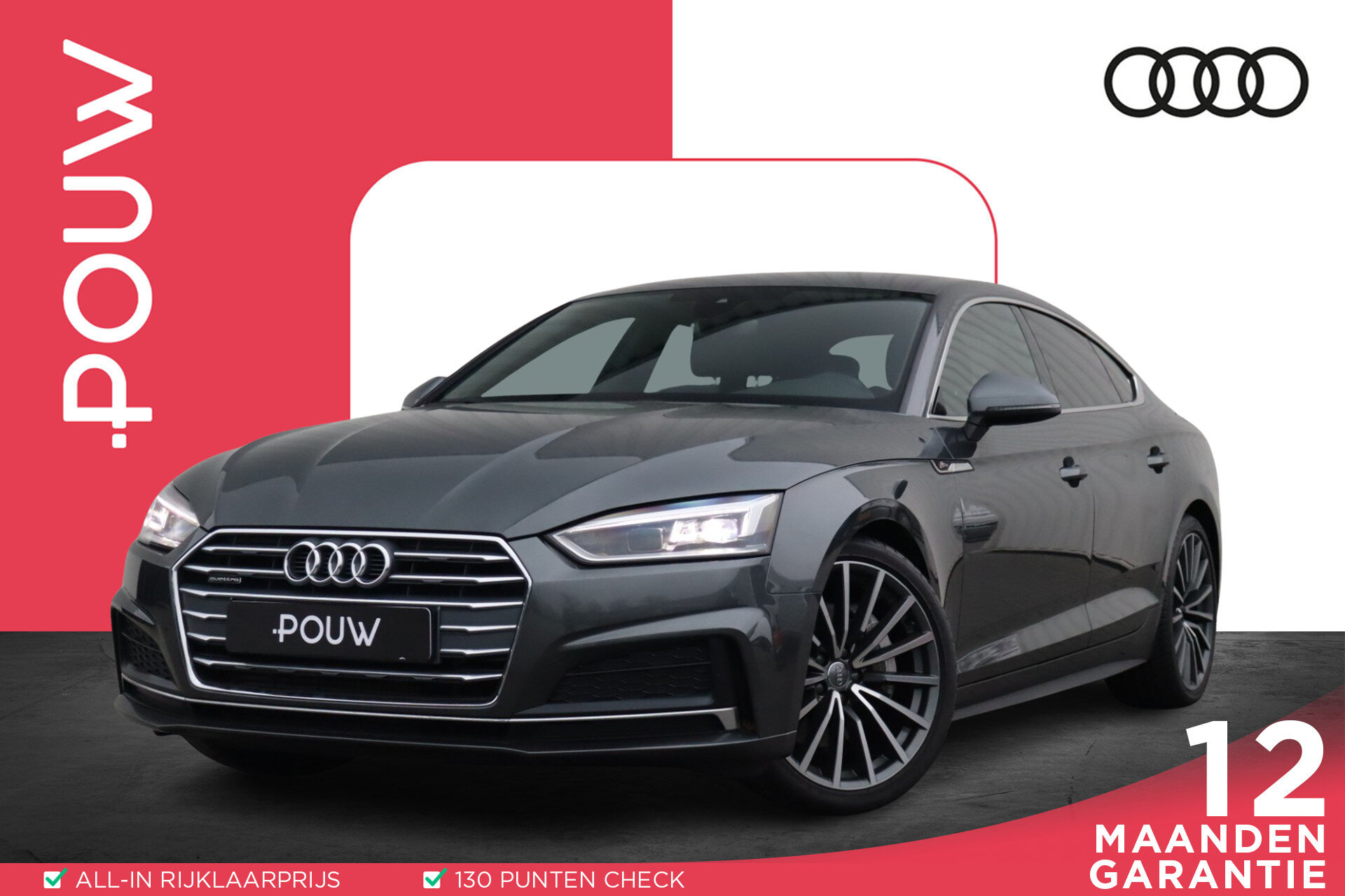 Audi A5 Sportback 2.0 TFSI 252pk quattro Sport Pro Line S