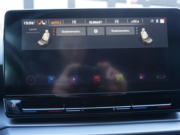 voorstoelen verwarmd