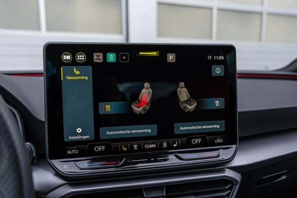 voorstoelen verwarmd