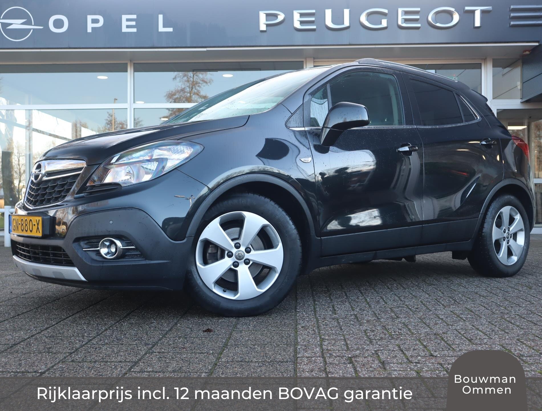 Opel Mokka 1.4 Turbo 140PK Automaat Cosmo, Rijklaarprijs, Navigatie Trekhaak Comfort stoelen Lichtmetalen wielen