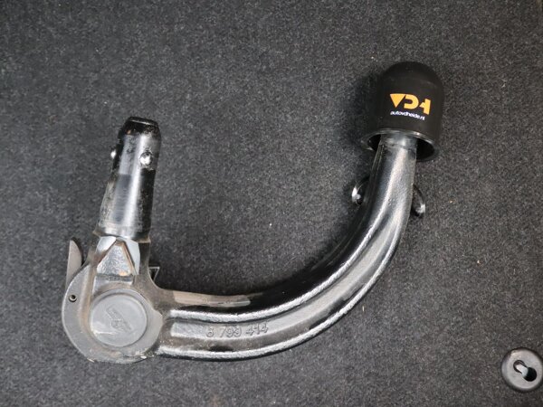 Trekhaak met afneembare kogelkop