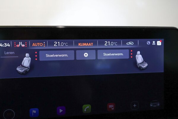 voorstoelen verwarmd