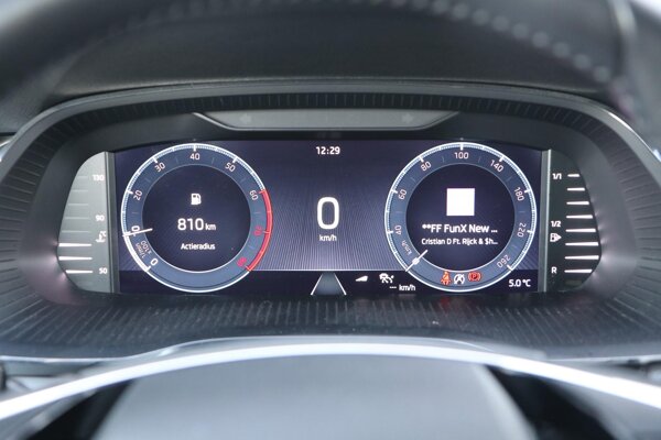 volledig digitaal instrumentenpaneel