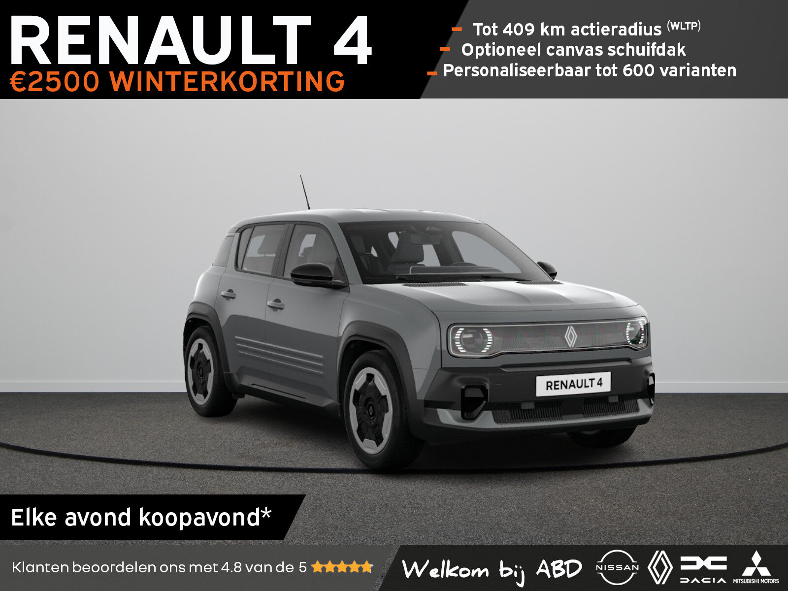Renault 4 Evolution Comfort range