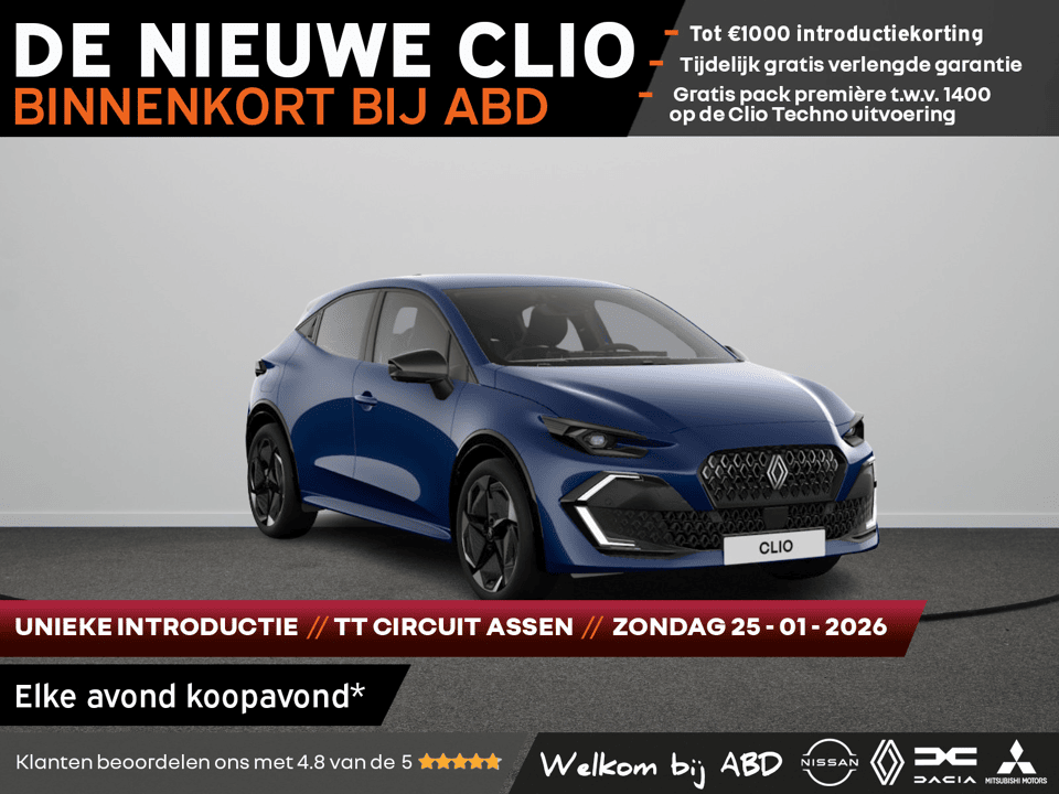 Renault Clio Techno Full hybrid - Afbeelding 1