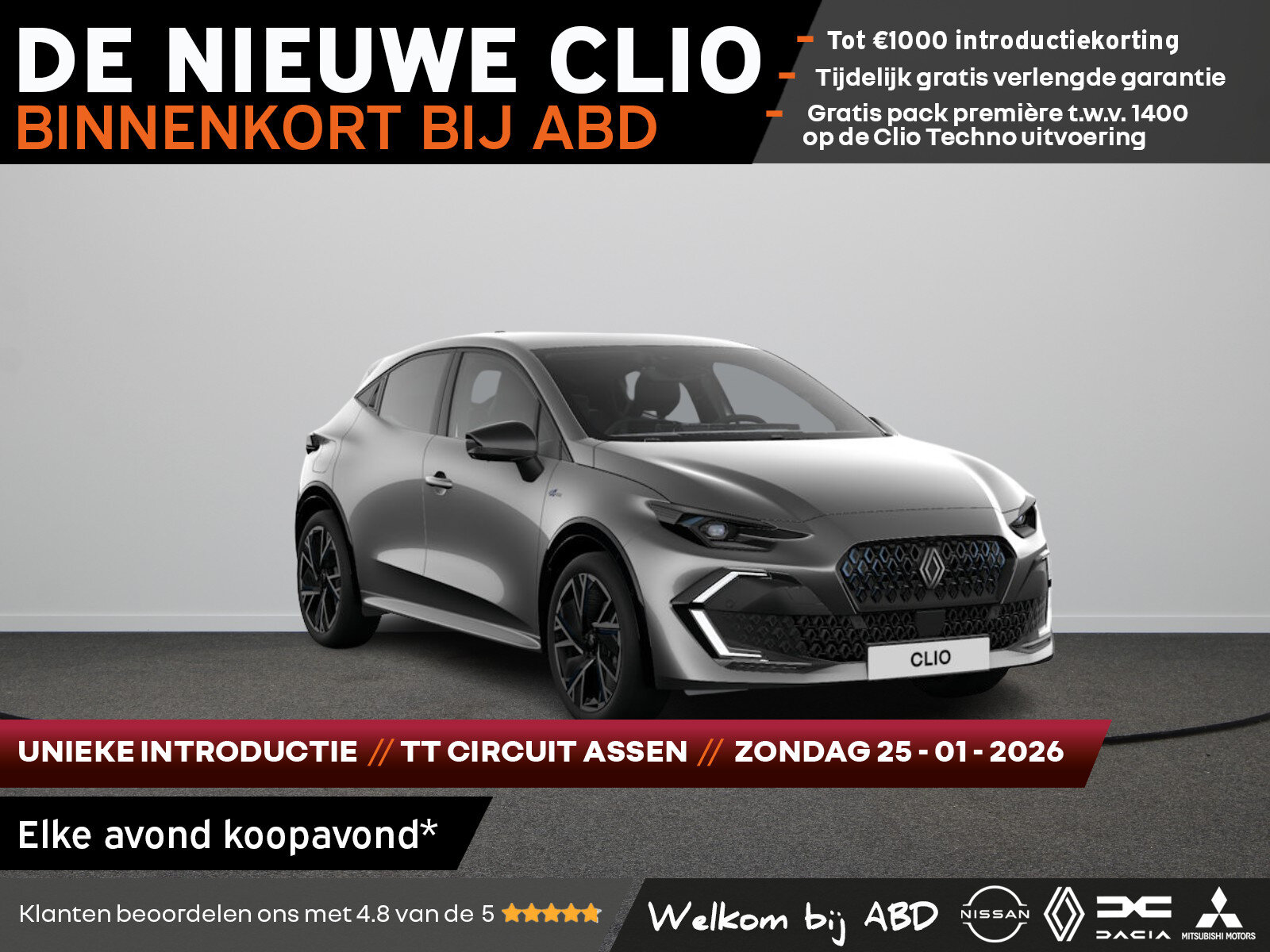 Renault Clio esprit Alpine Full hybrid - Afbeelding 1