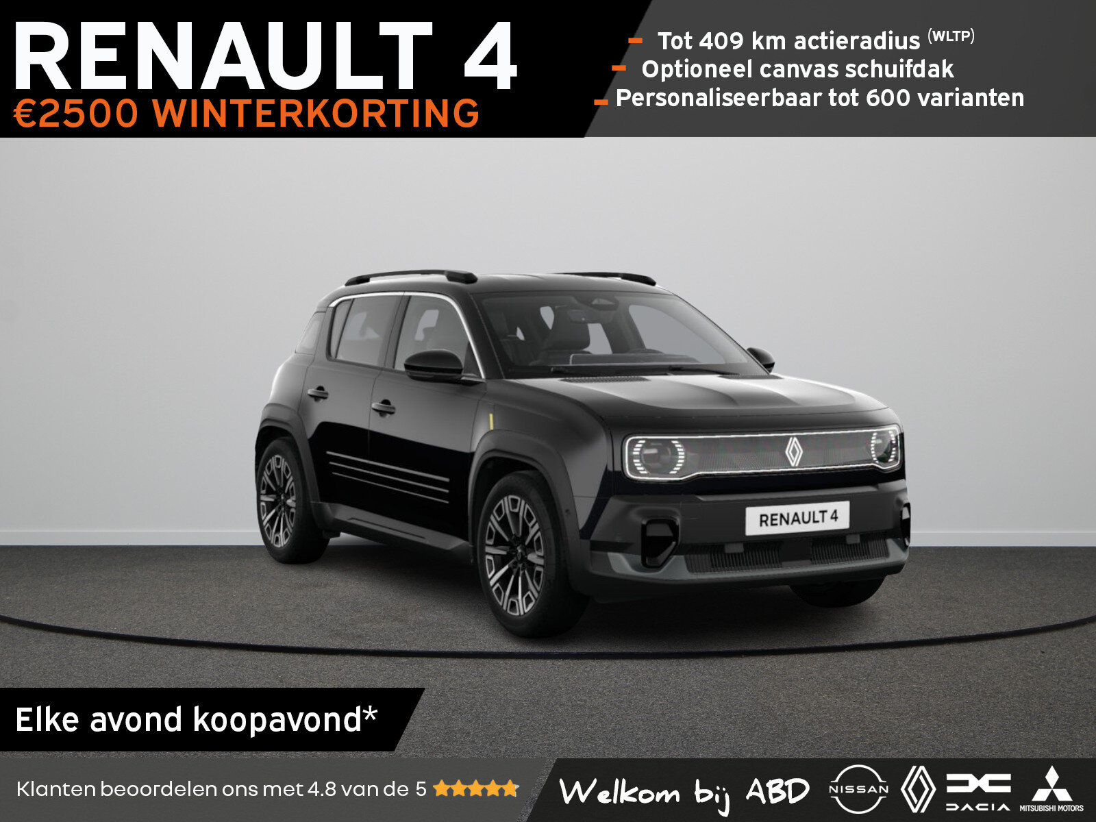 Renault 4 Iconic Comfort range