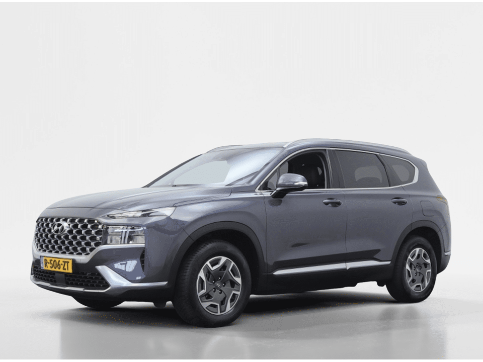 Hyundai Santa Fe 1.6 T-GDI HEV Comfort Smart 7- ZITS | Afn. Trekhaak | Leder | - Afbeelding 1