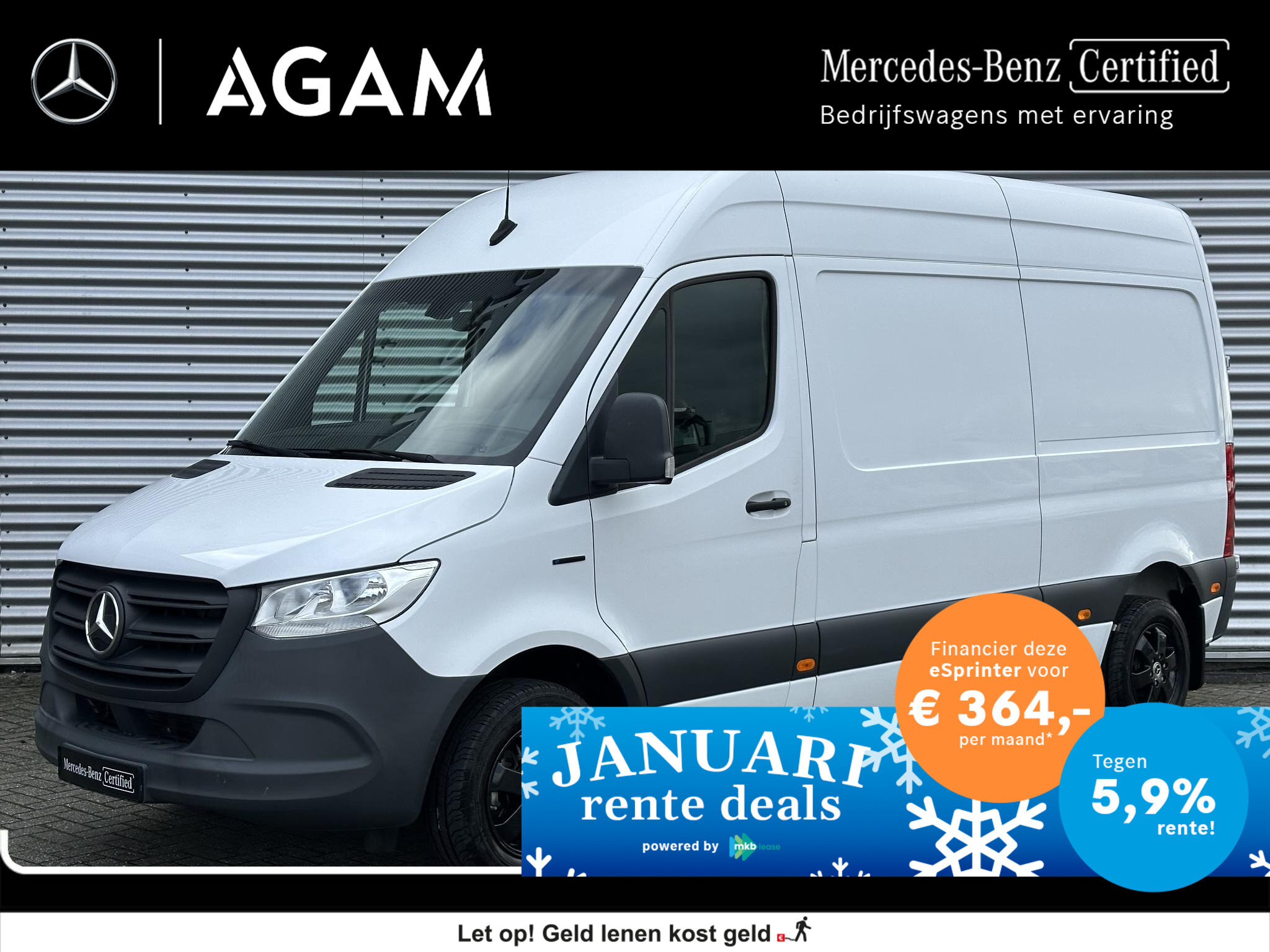 Mercedes-Benz eSprinter L2H2 SoH 97% Camera Airco 55kwh