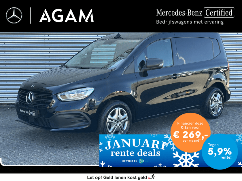 Mercedes-Benz Citan 108 CDI Navigatie Parkeer-Pakket Camera Carplay L1 - Afbeelding 1