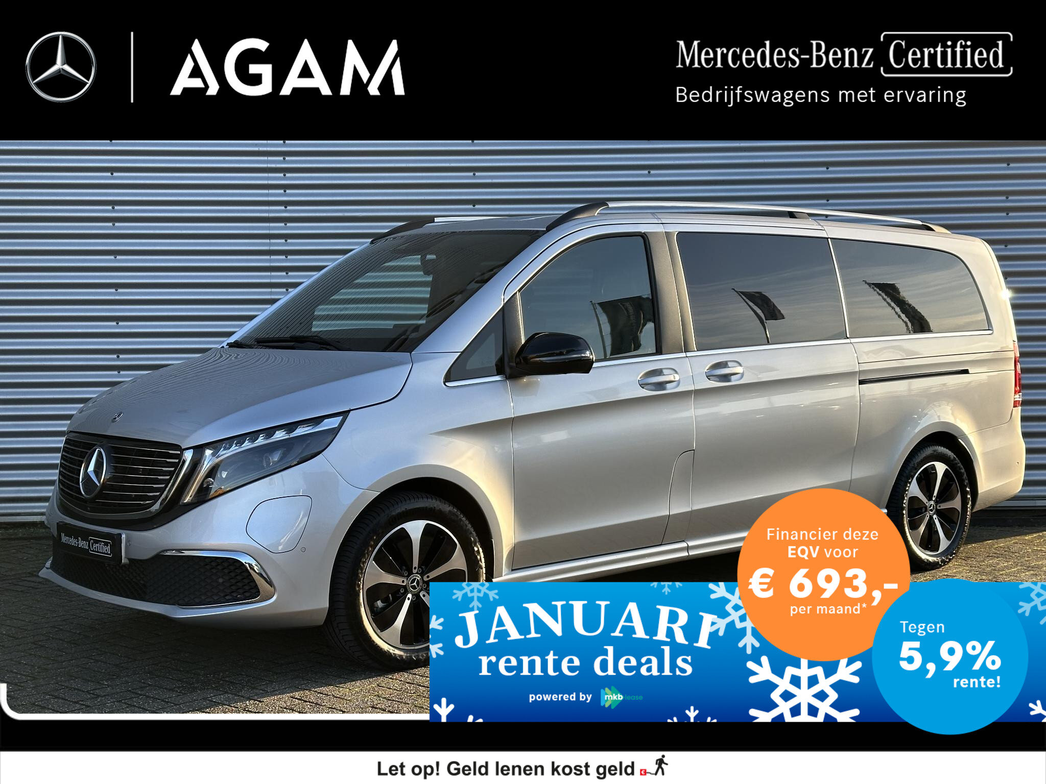 Mercedes-Benz EQV 300 90Kwh | SoH 97.3% | Dubbele Cabine L3