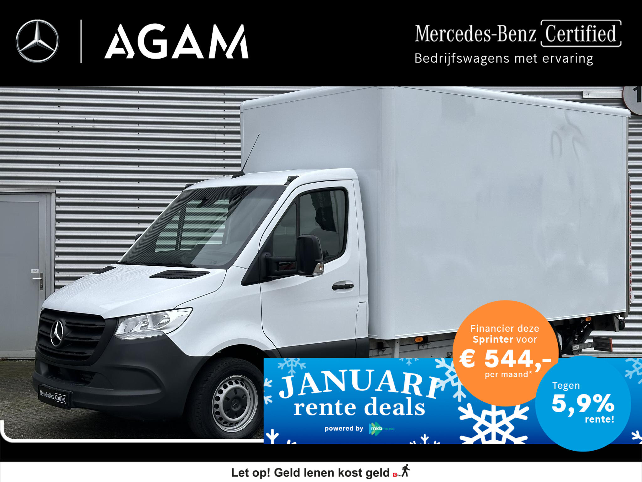 Mercedes-Benz Sprinter 315 CDI Bakwagen Laadklep Automaat Airco