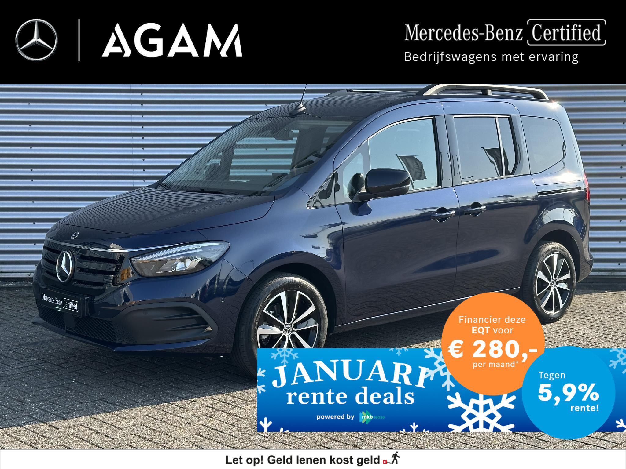 Mercedes-Benz EQT Tourer 200 L1 Advanced Plus 289km wltp