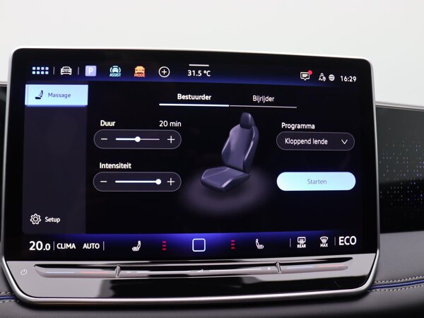 Voorstoelen met massagefunctie