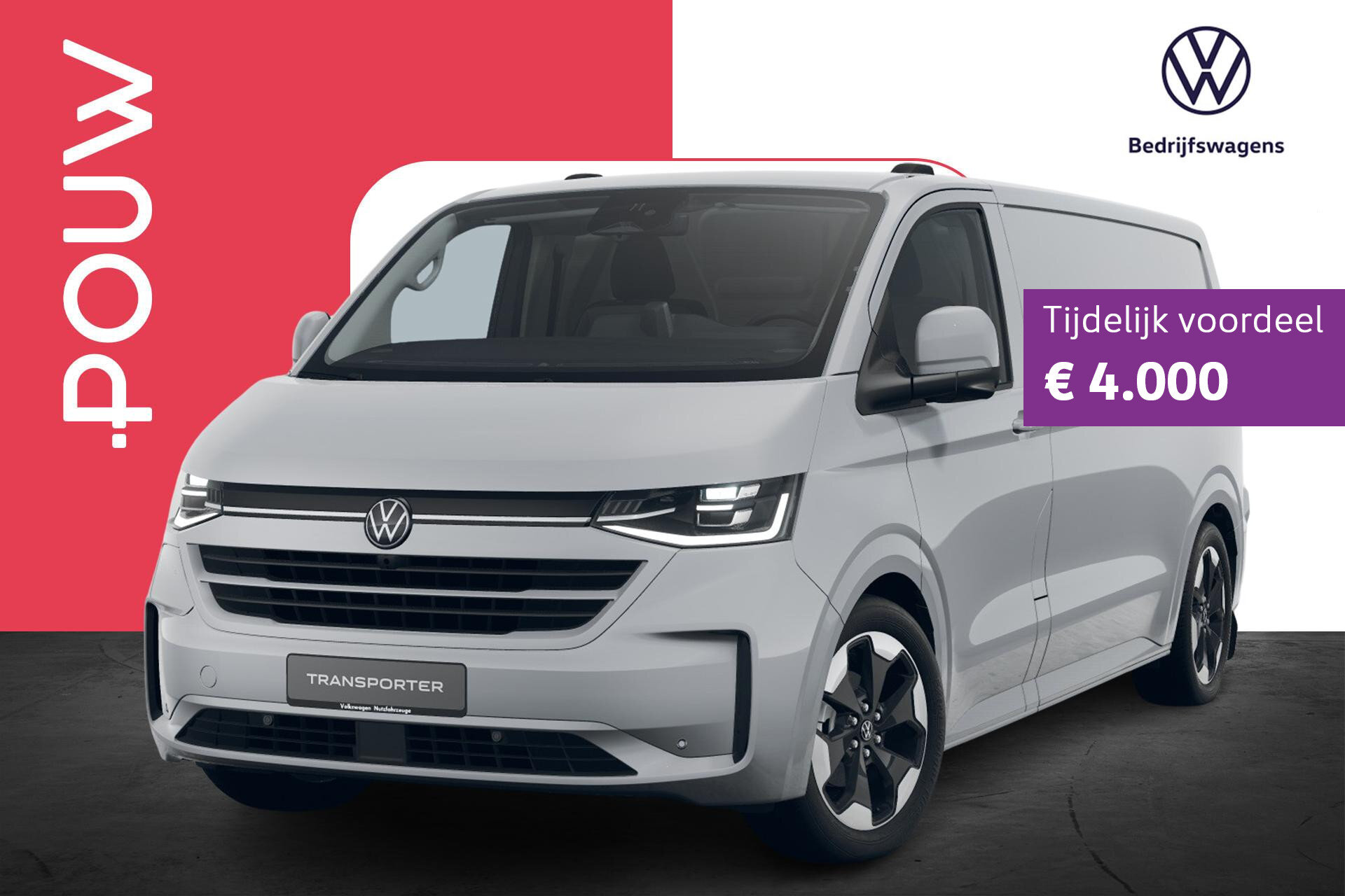 Volkswagen Transporter 2.5 eHybrid 233pk AUT L2H1 30 Bulli - Afbeelding 1