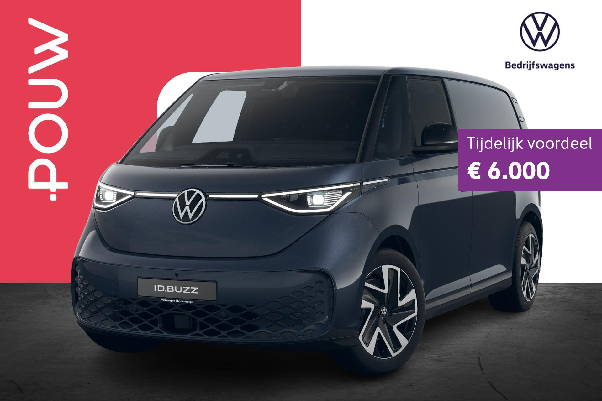 Volkswagen ID. Buzz Cargo 286pk Bulli Edition 79 kWh