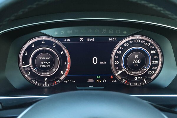 Digitaal instrumentenpaneel (Active Info Display)