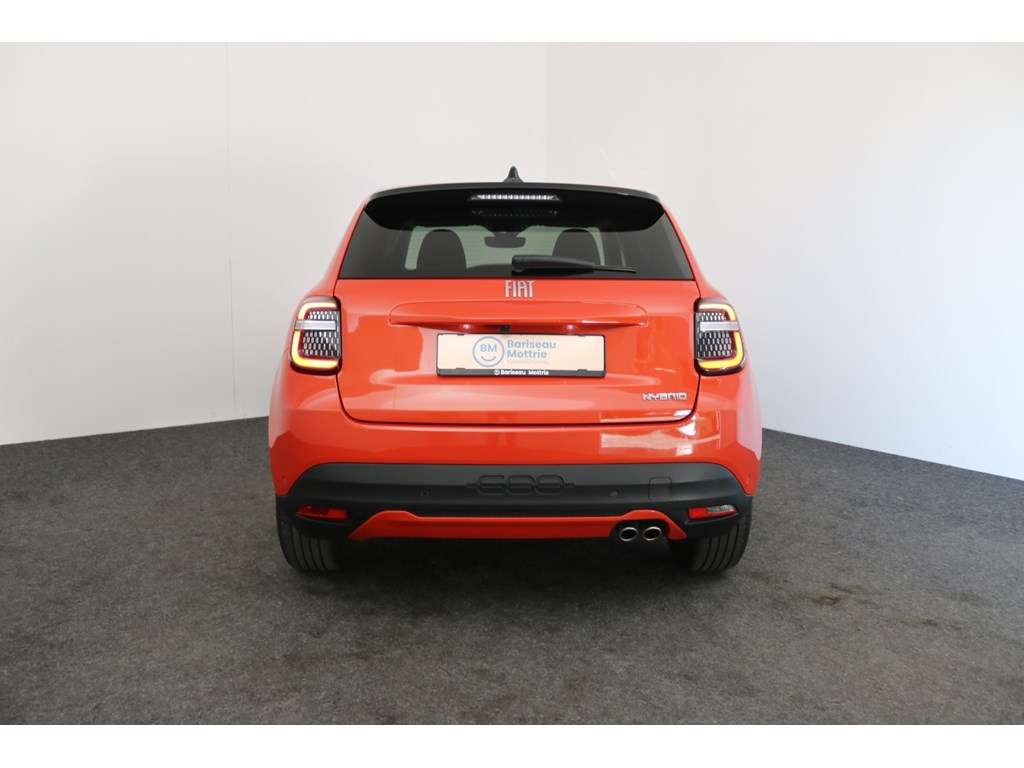 Fiat 600 LA PRIMA HYBRID 136PK *LEDER*DAB*GPS*CAMERA SENSOR v - Afbeelding 5