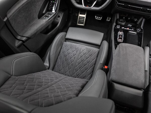 lederen/alcantara bekleding