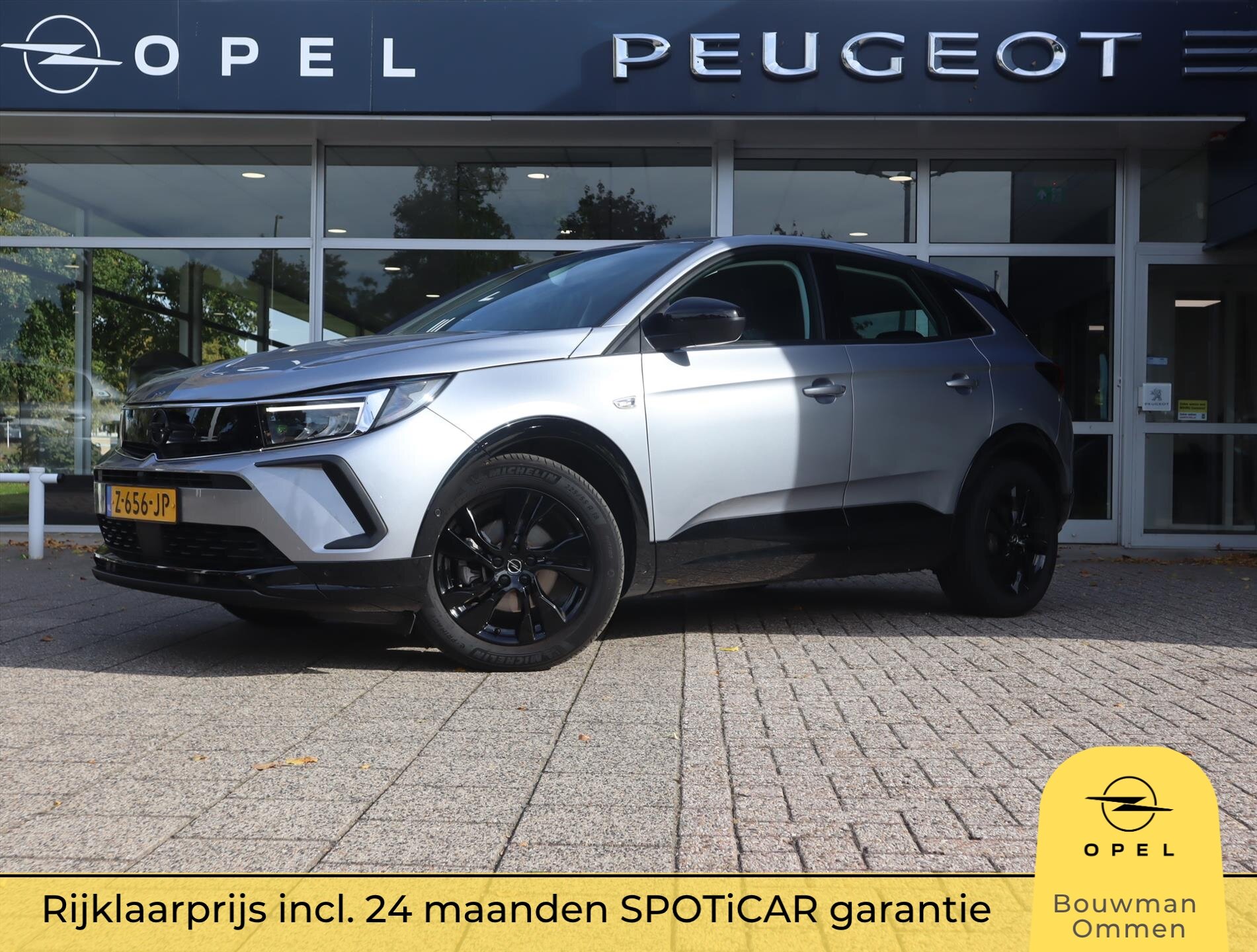 Opel Grandland GS Turbo Hybrid 145pk eDCT, Rijkaarprijs, Navigatie Camera Stoelverwarming Adaptieve cruise control - Afbeelding 1